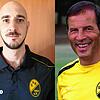 Trainerwechsel im Sommer: Simon Boll (links) übernimmt zur kommenden Saison das Zepter von Giuseppe Pavano. Bild (Boll): SV Nöggenschwiel