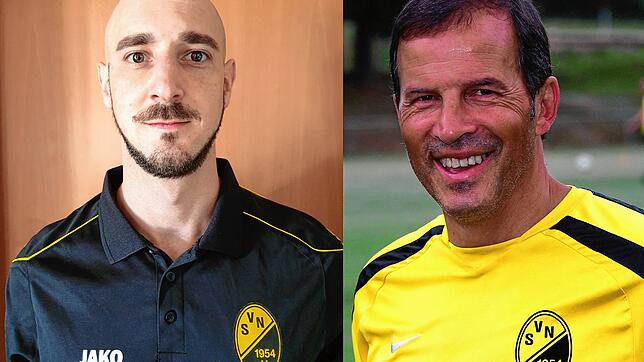 Trainerwechsel im Sommer: Simon Boll (links) übernimmt zur kommenden Saison das Zepter von Giuseppe Pavano. Bild (Boll): SV Nöggenschwiel