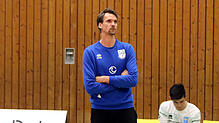 Bild : Trainer Christian Pampel hat einen Plan