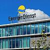 Das Energiedienst-Logo auf einem Bürogebäude in Rheinfelden. Die Holding übernimmt künftig die Anteile der Kommunen Blumberg, ...