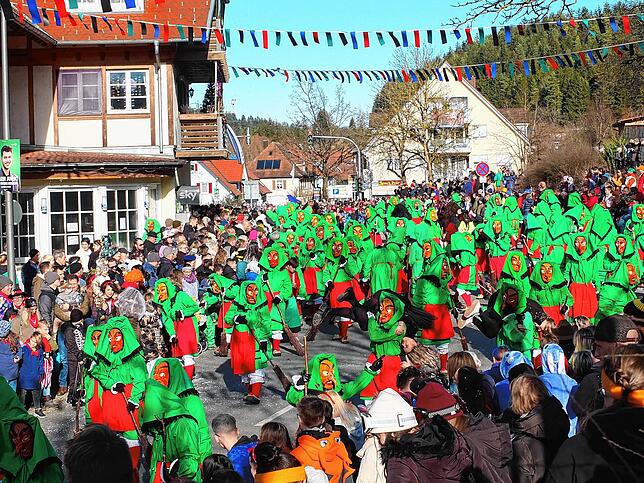 Bild 12: Großer Jubiläumsumzug der Narren in Niedereschach – Teil 1