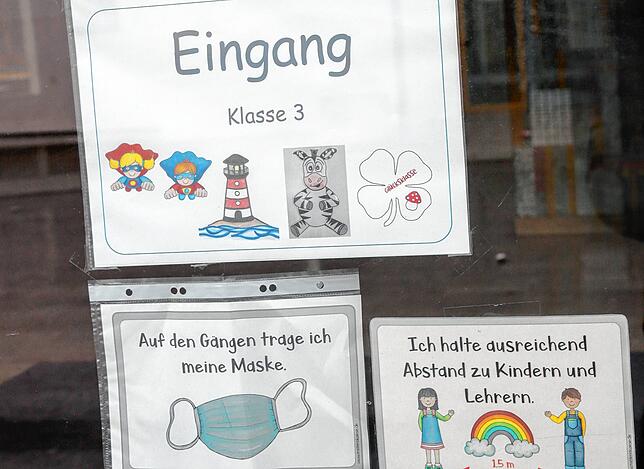Jede Gruppe soll an der Waldeck-Schule einen getrennten Eingang nutzen.