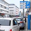 Parken in der Singener Innenstadt: Das neue Parkhaus in der Bahnhofstraße soll den Parkverkehr an den Stadtrand bringen. Bild: Sabine Tesche