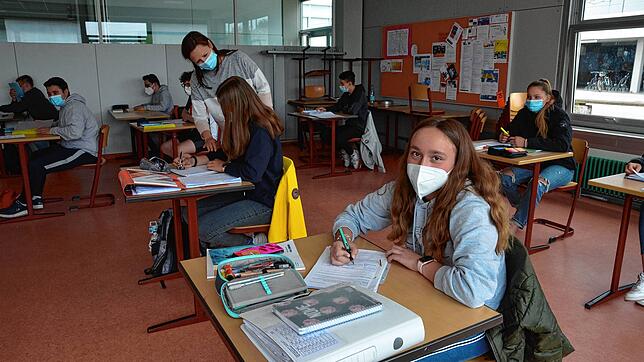 Wechselunterricht in geteilten Lerngruppen: Für die Abschlussklassen der Realschule am BZM hat nun die heiße Phase vor den Prüfungen ...