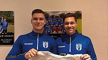 Rückkehrer: Der sportliche Leiter der SF Schliengen, Yannick Klucker (links), freut sich, dass Florian Kessler den Bezirksligisten im ...