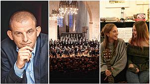 Dominique Horwitz singt Jacques Brel, das Sinfonieorchester VS und ein Projektchor bringen Meisterwerke auf die Bühne und Leah und Moana ...