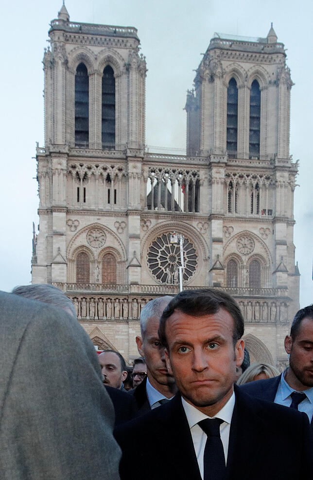 Bestürzung auch bei Frankreichs Präsident Emmanuel Macron