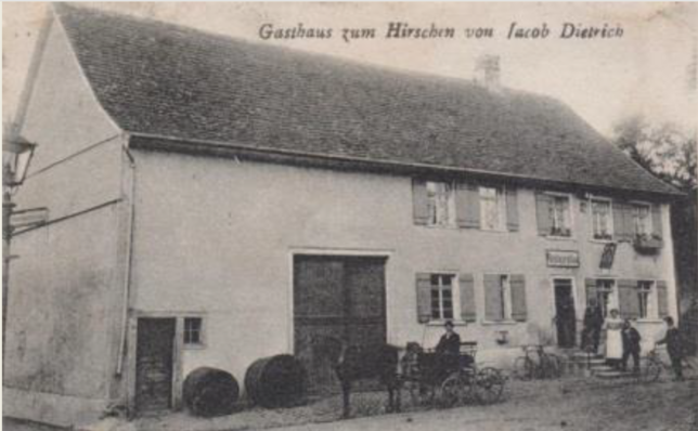 Der Hirschen in Horn im Jahr 1894 – damals war er im Besitz von Verena Amanns Vorfahren.