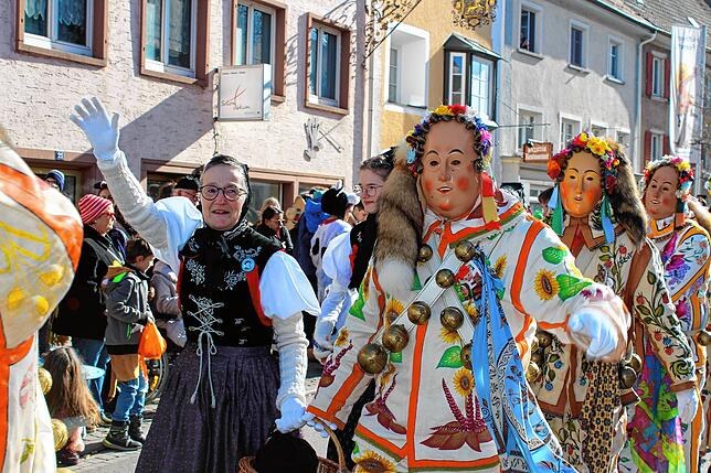 Der große Umzug am Montag in Hüfingen.