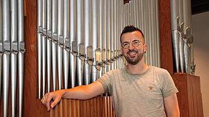 Das Orgelspiel und die Kirchenmusik nehmen einen großen Teil des Lebens von Volker Nagel ein.