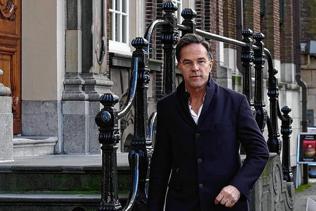 Noch amtierender Ministerpräsident der Niederlande: Mark Rutte.