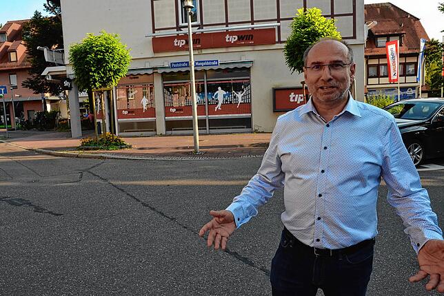 Rolf Haas sorgt sich um die Attraktivität der Innenstadt und vermisst ein Gesamtkonzept für die Geschäftswelt.