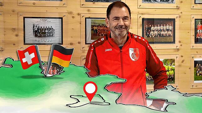 Der Fußballverein der deutschen Gemeinde Büsingen spielt in der Schweizer Liga. Selbst der Präsident Heinz Wipf ist Schaffhausener.