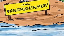 Bild : Viele Grüße von der Insel! Das Häfler Jahr in zwölf Karikaturen