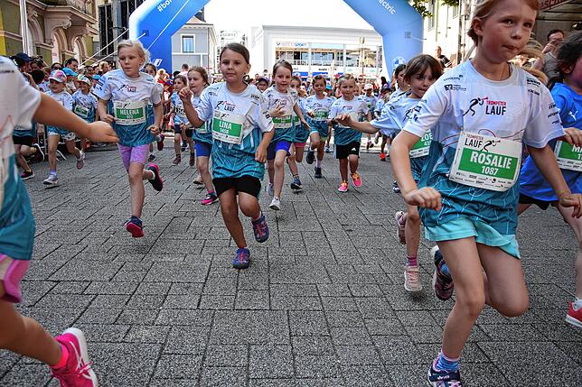 Bild 15: So viele sind beim 14. Trompeterlauf in Bad Säckingen dabei! Hier die Bilder der jüngsten Läufer