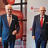 Der Vorstandsvorsitzende Heinz Rombach (links) und der stellvertretende Vorstandsvorsitzende Wolf Morlock sind zufrieden mit dem ...
