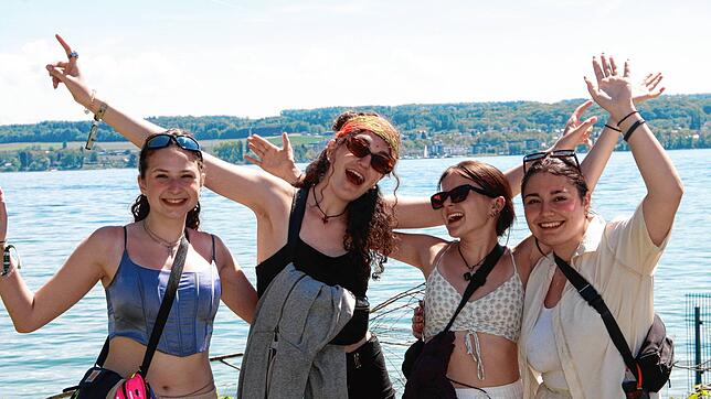 Gute Stimmung am See: Das Campus-Festival bekommt von vielen Besuchern gute Noten. Aber ein paar Wünsche haben sie dann doch auch noch.