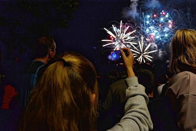 Bild 17: Bilder vom Feuerwerk beim Seehasenfest