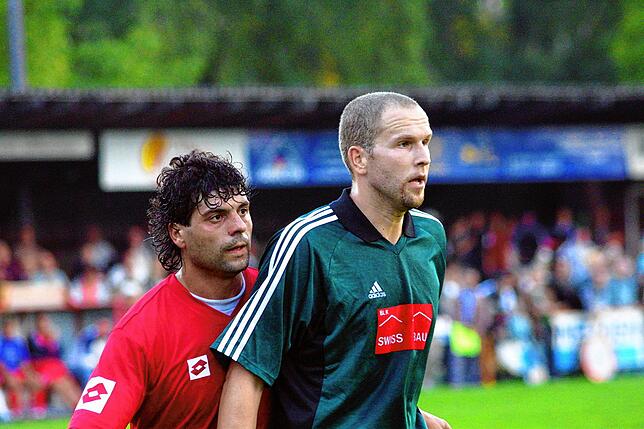 Bild 8: Erinnerungen ans erste Derby des SC 03 Rheinfelden auf der Richterwiese am 13. September 2003