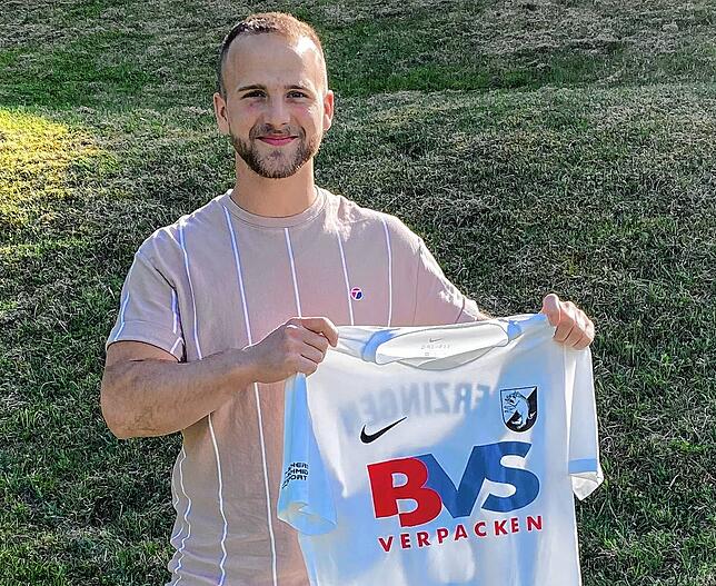 Dennis Asmus (23) vom FC Grießen war bereits als Jugendspieler beim FC Erzingen.