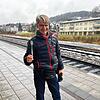 Ein Gabel ist eines der jüngsten Fundstücke am Bahnhof Tiengen: Obwohl bereits an diesem Tag der Platz gereinigt wurde, findet Andreas ...
