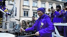 Bild : Umzug der Katzenmusik am Montagmorgen