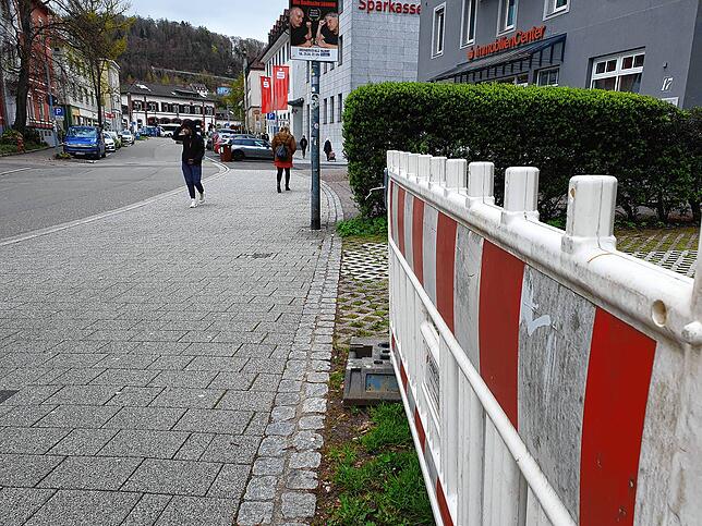 Die Bismarckstraße in Waldshut wird ab Montag, 17. April, für zwei Wochen zur Einbahnstraße.