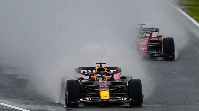 Max Verstappen (vorne) aus den Niederlanden fährt in Japan zum Sieg &ndash; und wird erneut Weltmeister.