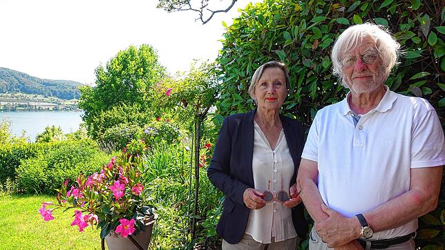 Hilde von Massow und Wolfgang Wüster vom Organisations-Team der Höri Musiktage stellen das Programm zum fünften Geburtstag des ...