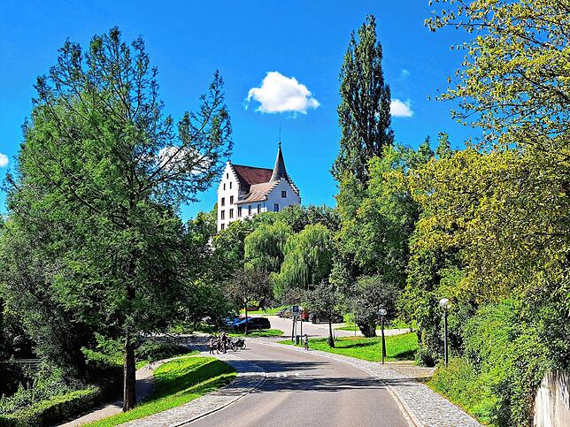 Blick auf das Krenkinger Schloss in der Altstadt. In ihm befindet nicht nur ein Aktionshaus, sondern auch der Engener Polizeiposten.