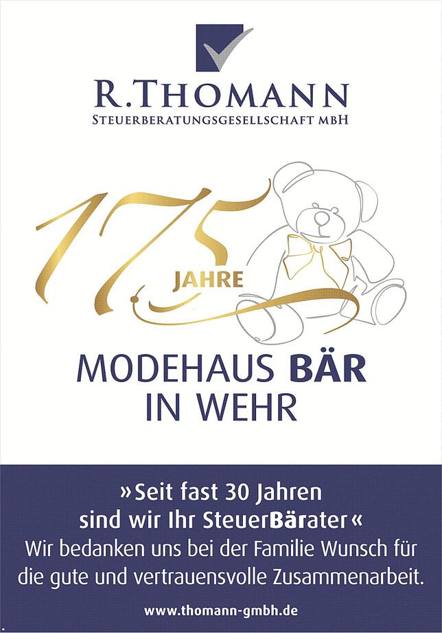 Bild 1: 175 Jahre Modehaus Wehr: Ein besonderes Jubiläum wird gefeiert
