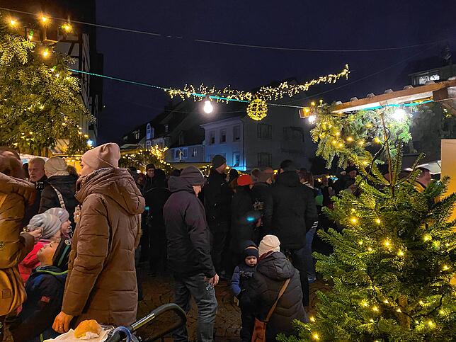 Bild 1: Bilder des Winterzaubers in Stockach