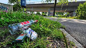 Rund um den Skaterpark bei der Kitzenwiese gilt ein Rauch- und Alkoholverbot – doch daran halten sich nicht alle.