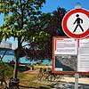 Dieses Schild darf die Gemeinde Sipplingen nicht mehr aufhängen, das Betretungsverbot ist aus Sicht des Landratsamtes nämlich weder ...