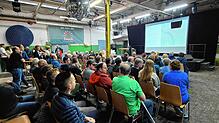 Rund 100 Besucher waren beim „Tag der Städtebauförderung“, um sich über die Planungen für das Lauffenmühle-Areal zu informieren. Foto: ...
