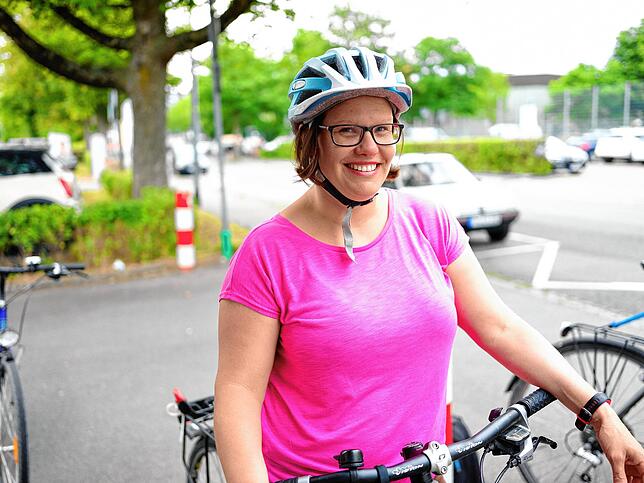 Helen Beck aus Langenargen hat die Route ab dort begleitet.