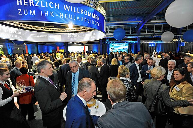 Sehen und gesehen werden: Die Spitzenvertreter der regionalen Wirtschaft geben sich hier bis 2020 verlässlich ein Stelldichein.