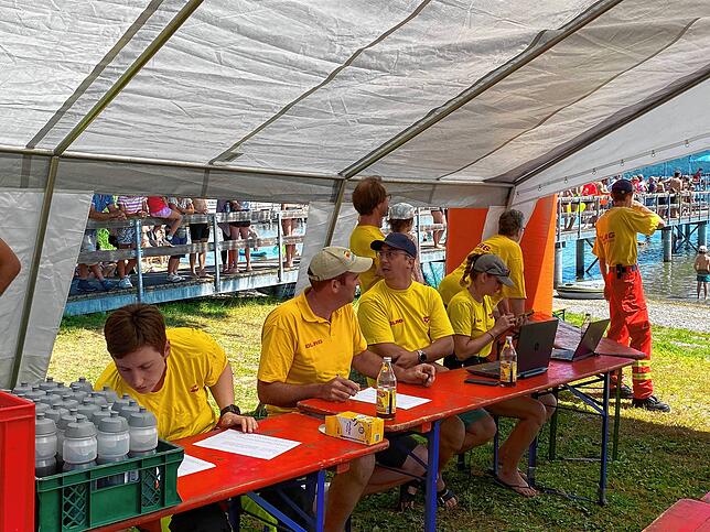 Bild 5: Bilder vom Seeschwimmen 2023 am See-Ende