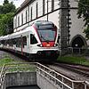 Endlich zurück! Nach fast einer Woche Streckensperrung passiert der erste durchgängige Seehas aus Engen am Nachmittag des 18. Juli in ...