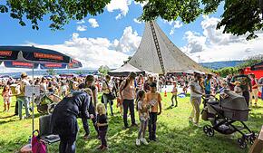 2024 kommen zahlreiche Familien zum Kinderfest am Konzertsegel zusammen. Das soll sich nun am 13. Juni wiederholen. (Archivfoto)