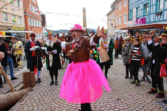 Bild 10: Bilder vom Narrenbaum-Setzen in Stockach Teil 3