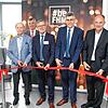Sie haben den neuen Campus der Fachhochschule des Mittelstands eröffnet (von links): Günther Nufer, kaufmännischer Geschäftsführer der ...