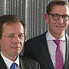 Andreas Scheuerle von der DekaBank und Rainer Liebenow von der Sparkasse.