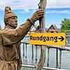 Eigentlich viel Platz an der frischen Luft: Das Freilichtmuseum Unteruhldingen. Doch im Gegensatz zu einem Besuch im Zoo bleibt das ...