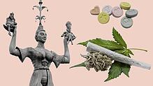 (Symbolbild) Ob Drogen in Tablettenform, Cannabis oder Pilze - Rauschgifte kommen in vielen Formen. Welche werden in Konstanz von jungen ...