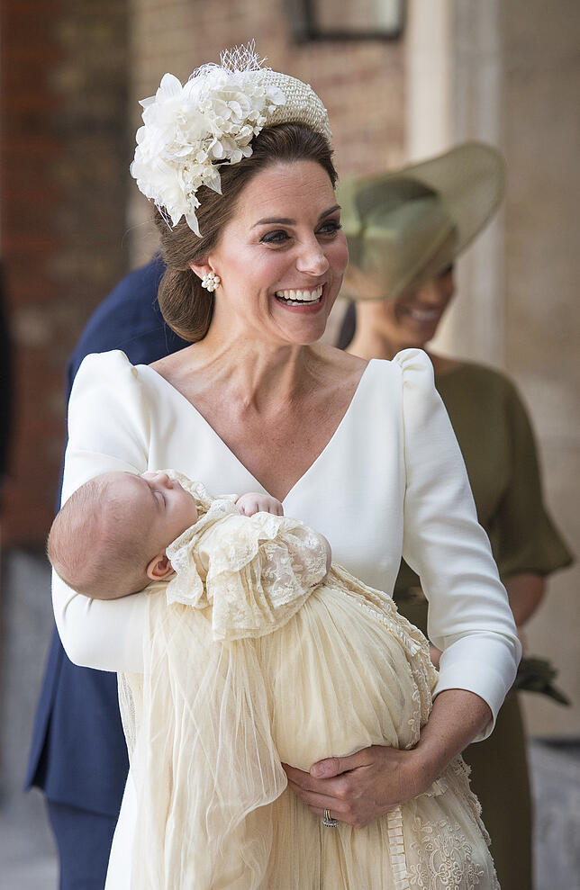 Royale Frauen wie Herzogin Kate – hier bei der Taufe ihres jüngsten Sohns im vergangenen Jahr – werden von vielen Menschen bewundert.