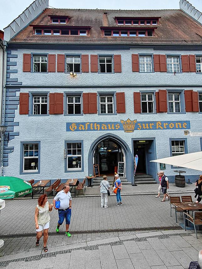 Die „Krone“ ist die wohl älteste Gastwirtschaft in Überlingen.