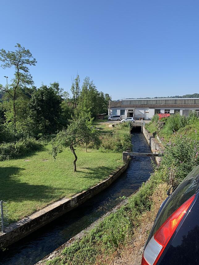 Bild 1: Wie der Wehrer Gewerbekanal im Laufe der Jahrhunderte genutzt wurde