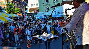 Für Veranstaltungen wie das Stadtfest braucht es in Markdorf keiner verschärften Sicherheitsmaßnahmen. Unser Foto zeigt den Auftritt von ...