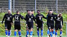 Der BC Konstanz-Egg jubelt nach dem 3:2-Erfolg über den SV Orsingen-Nenzingen.